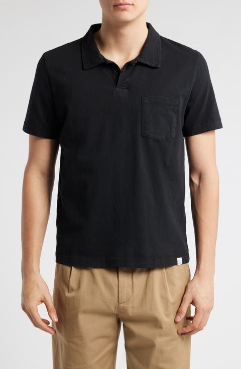 Classic Organic Cotton Jersey Polo with Pocket