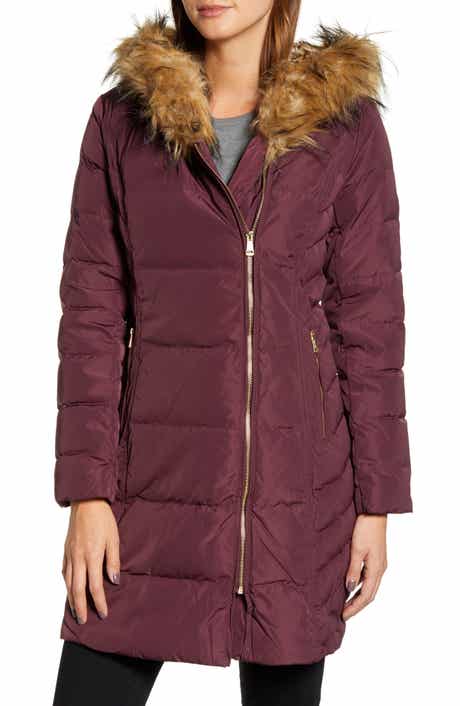 Cole Haan Signature Cole Haan Bib Insert Down Feather Fill Coat Nordstromrack