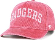 '47 Men's '47 Red Wisconsin Badgers Reclaim Snow Wash Corduroy Hitch Adjustable Hat