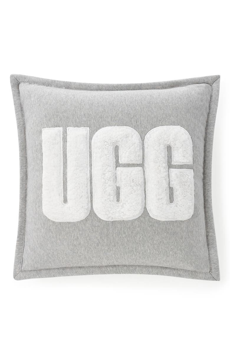 UGG<sup>®</sup> Lennox Logo Throw Pillow, Main, color, 