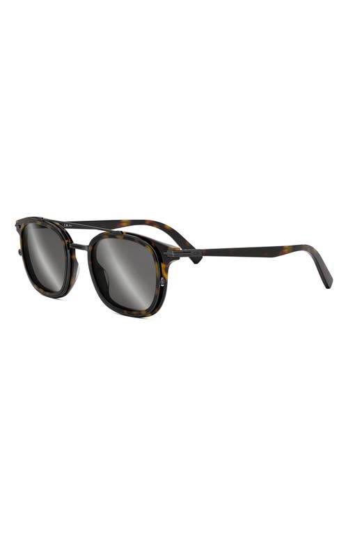 Dior 'blacksuit S14i 49mm Square Sunglasses In Gray