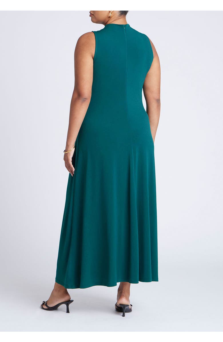 ELOQUII Mock Sleeveless Maxi Dress, Alternate, color, Botanical Garden