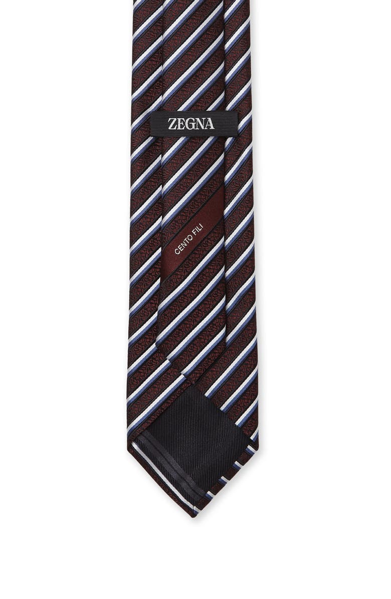 ZEGNA TIES Cento Fili Stripe Silk Tie, Alternate, color,