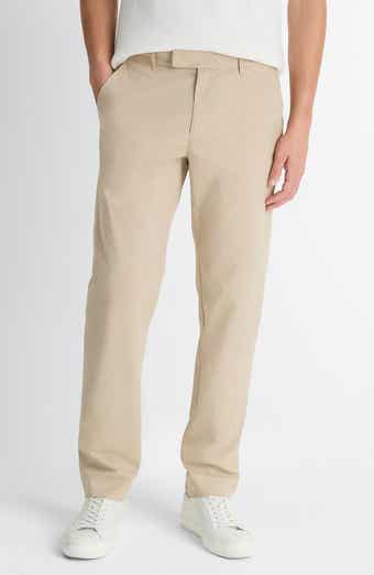 Vince Flat Front Stretch Cotton Chinos