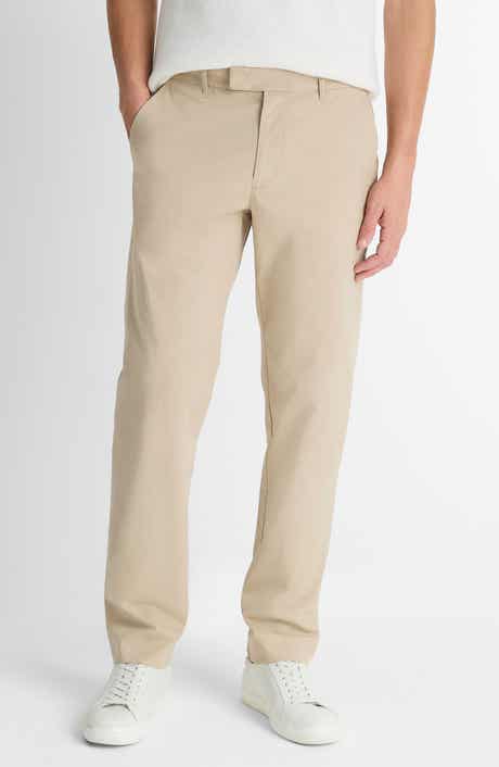 Vince Flat Front Stretch Cotton Chinos