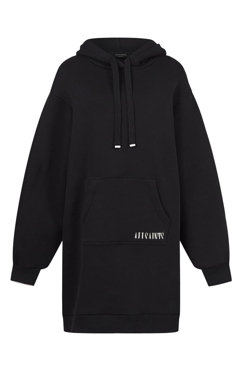 AllSaints Lila Long Sleeve Hoodie Dress, Alternate, color, 