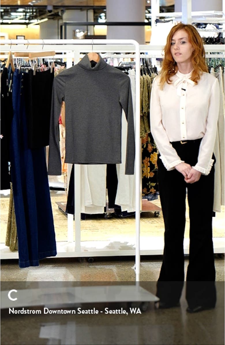 Turtleneck Long Sleeve T-Shirt, sales video thumbnail