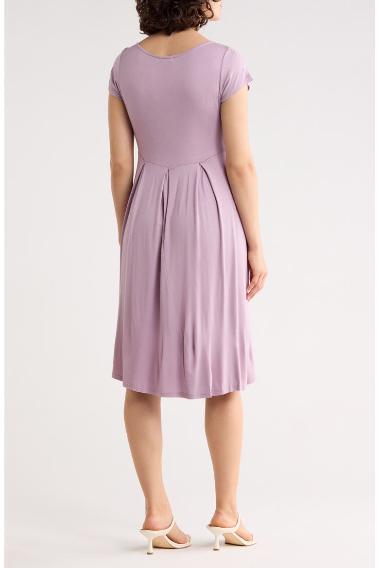 West Kei Cap Sleeve Knit Midi Dress, Alternate, color, LILAC