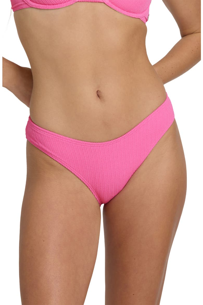 Sunrays Bondi Bikini Bottoms, Main, color, GUAVA