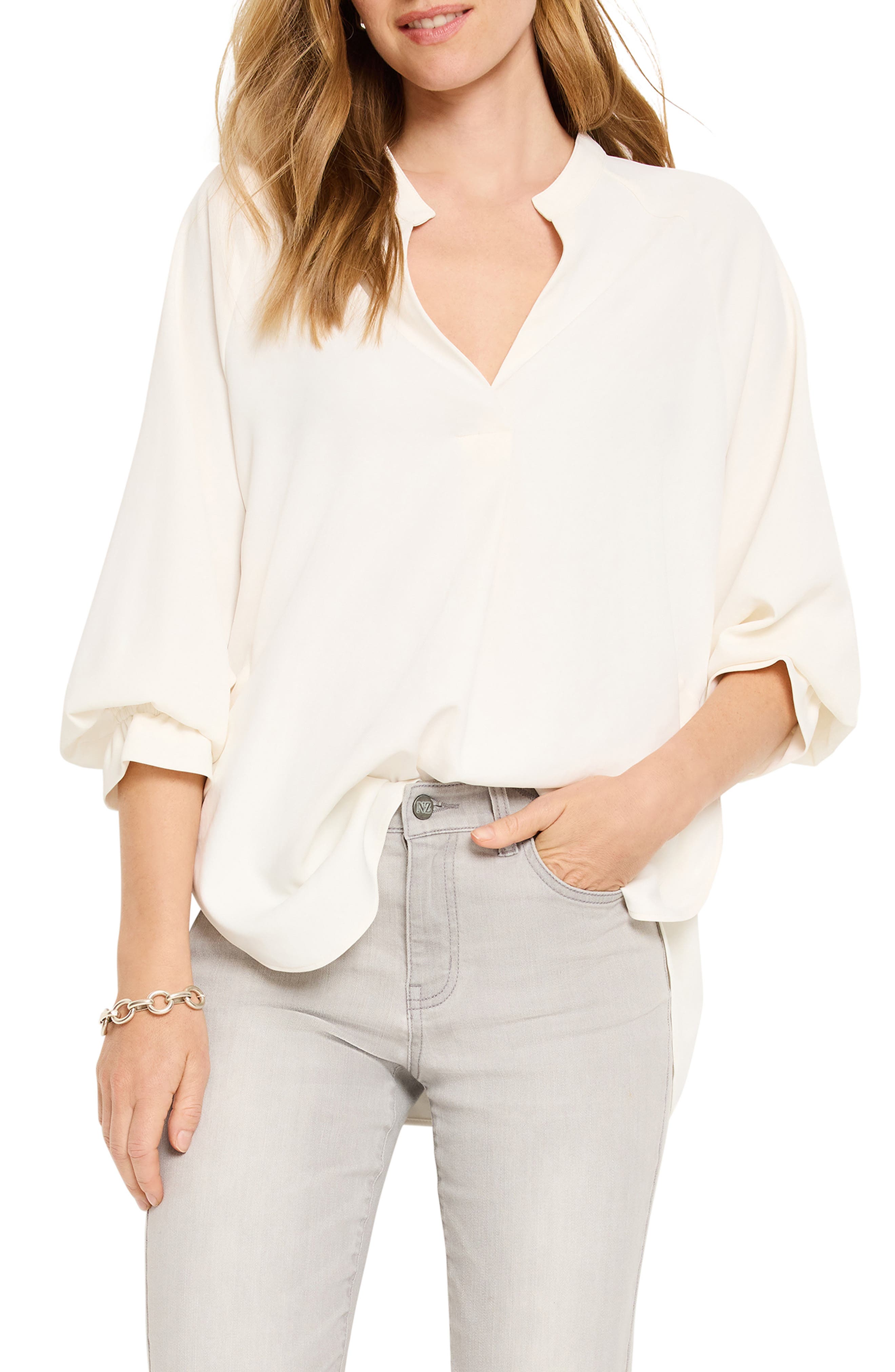 NIC+ZOE Breezy Back Tie Top