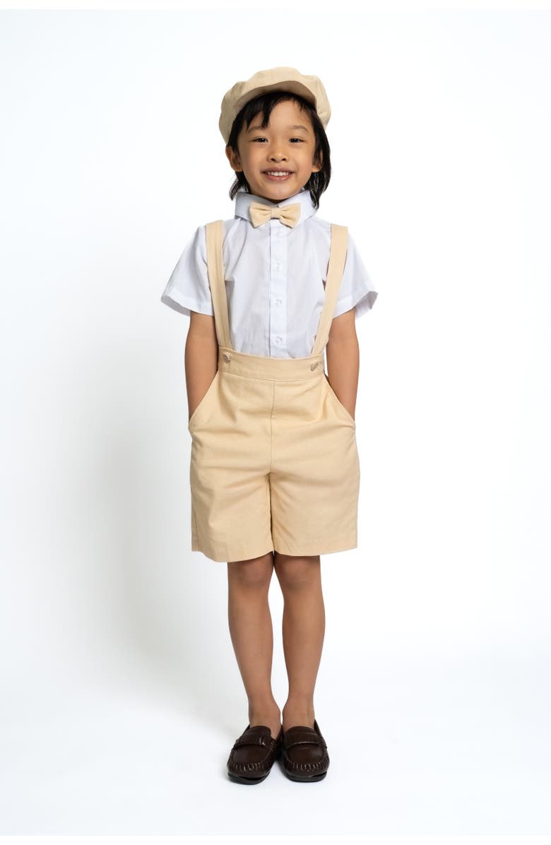Peanut Butter Collection Kids' Eton 5-Piece Linen Set, Main, color, Sand