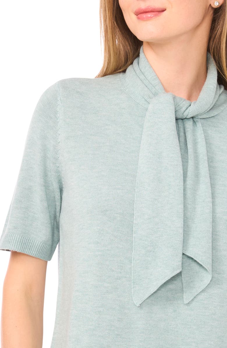 Halogen<sup>®</sup> Tie Neck Top, Alternate, color, Mint Hint