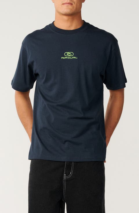 Pill Icon Embroidered Logo T-Shirt