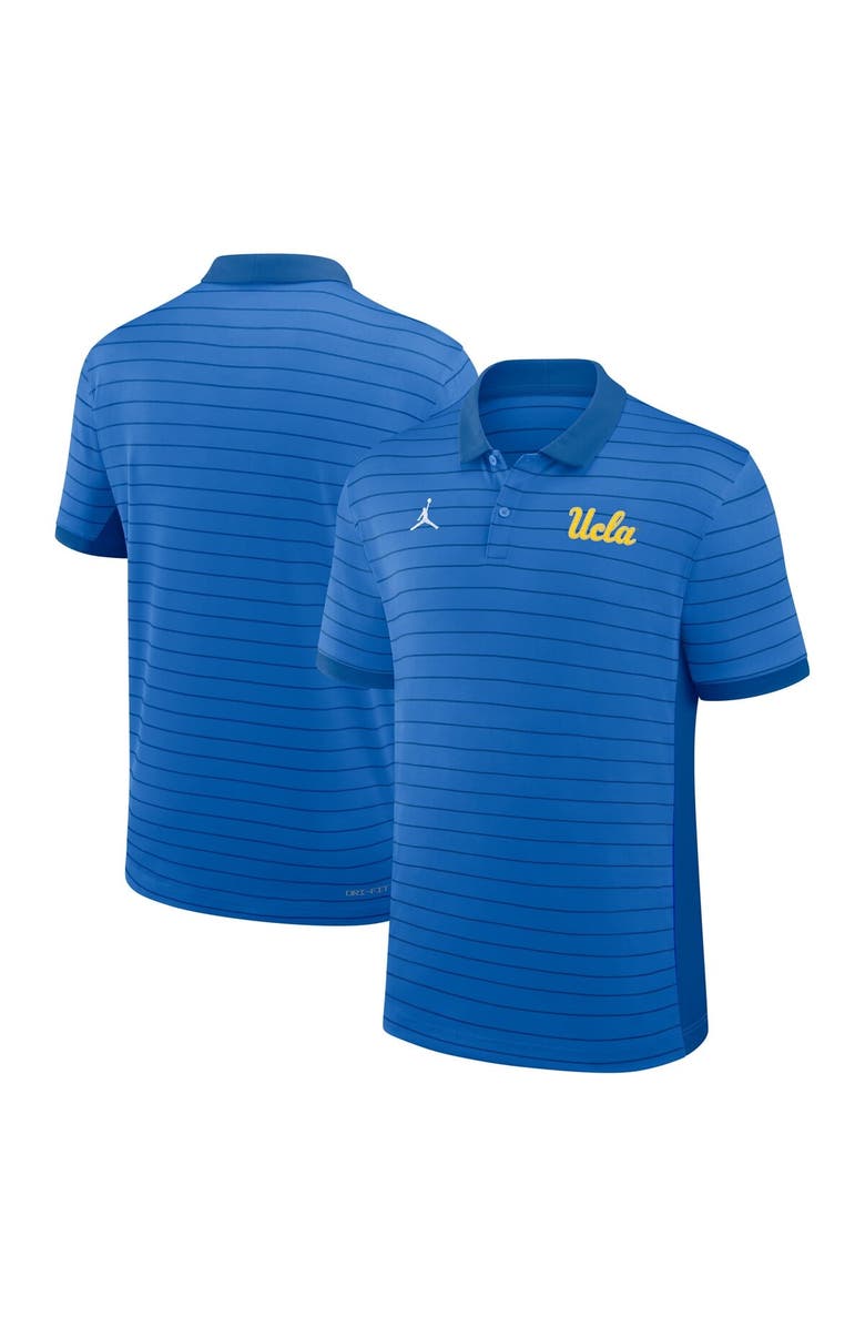 Jordan Brand Men's Jordan Brand Blue UCLA Bruins 2025 Early Season Coaches Sideline Victory Stripe Performance Polo, Alternate, color, Blue