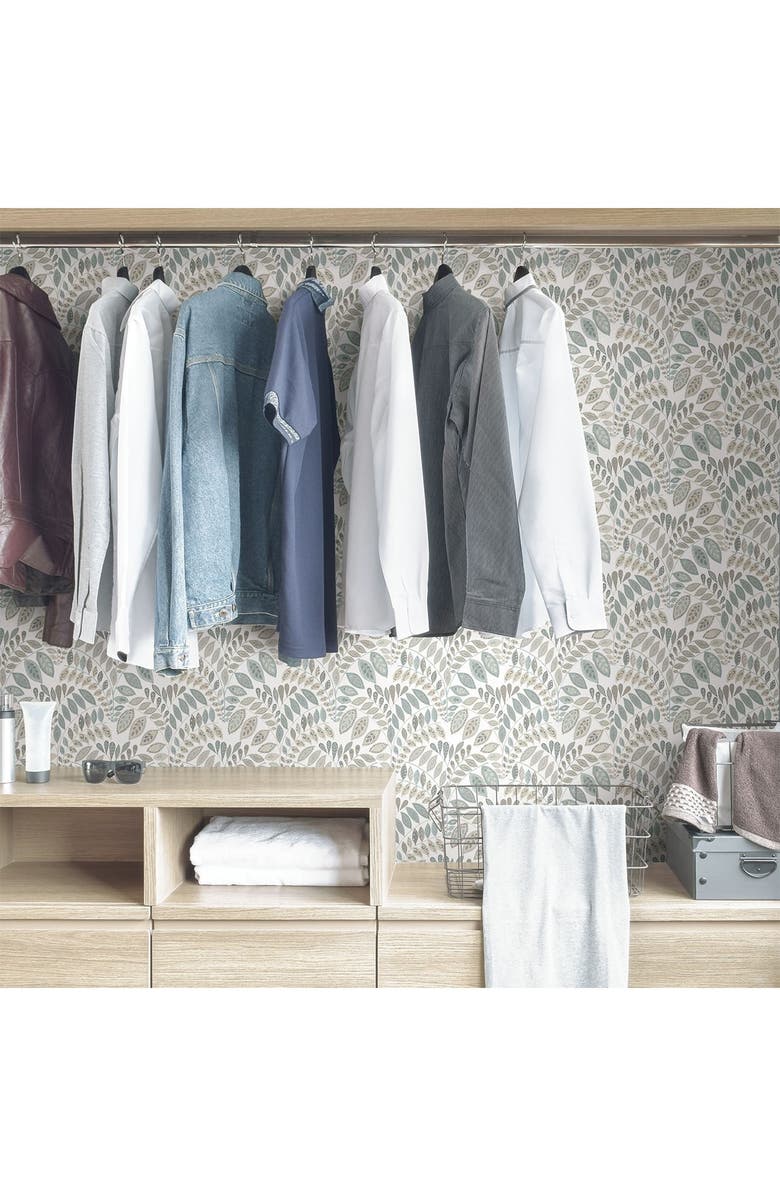 Wallpops Gustavus Peel & Stick Wallpaper, Alternate, color, Blue