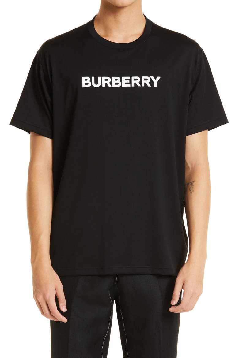 Harriston Cotton Graphic Tee, Main, color, BLACK