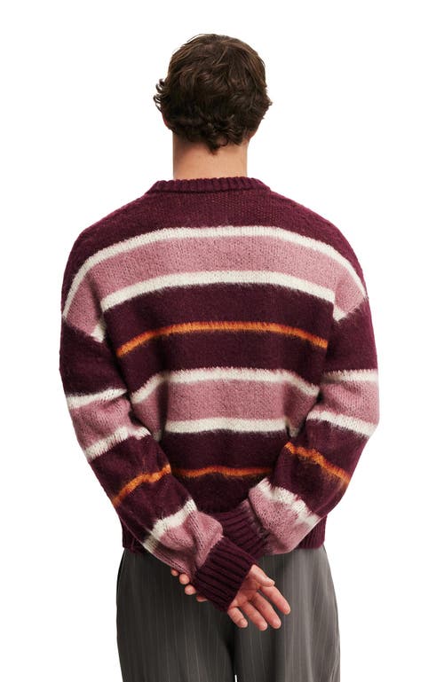 COTTON ON BOX FIT FUZZY CREW KNIT