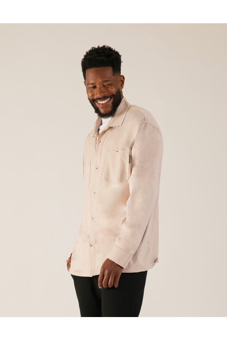 Fairway Button Down, Alternate, color, Oatmilk