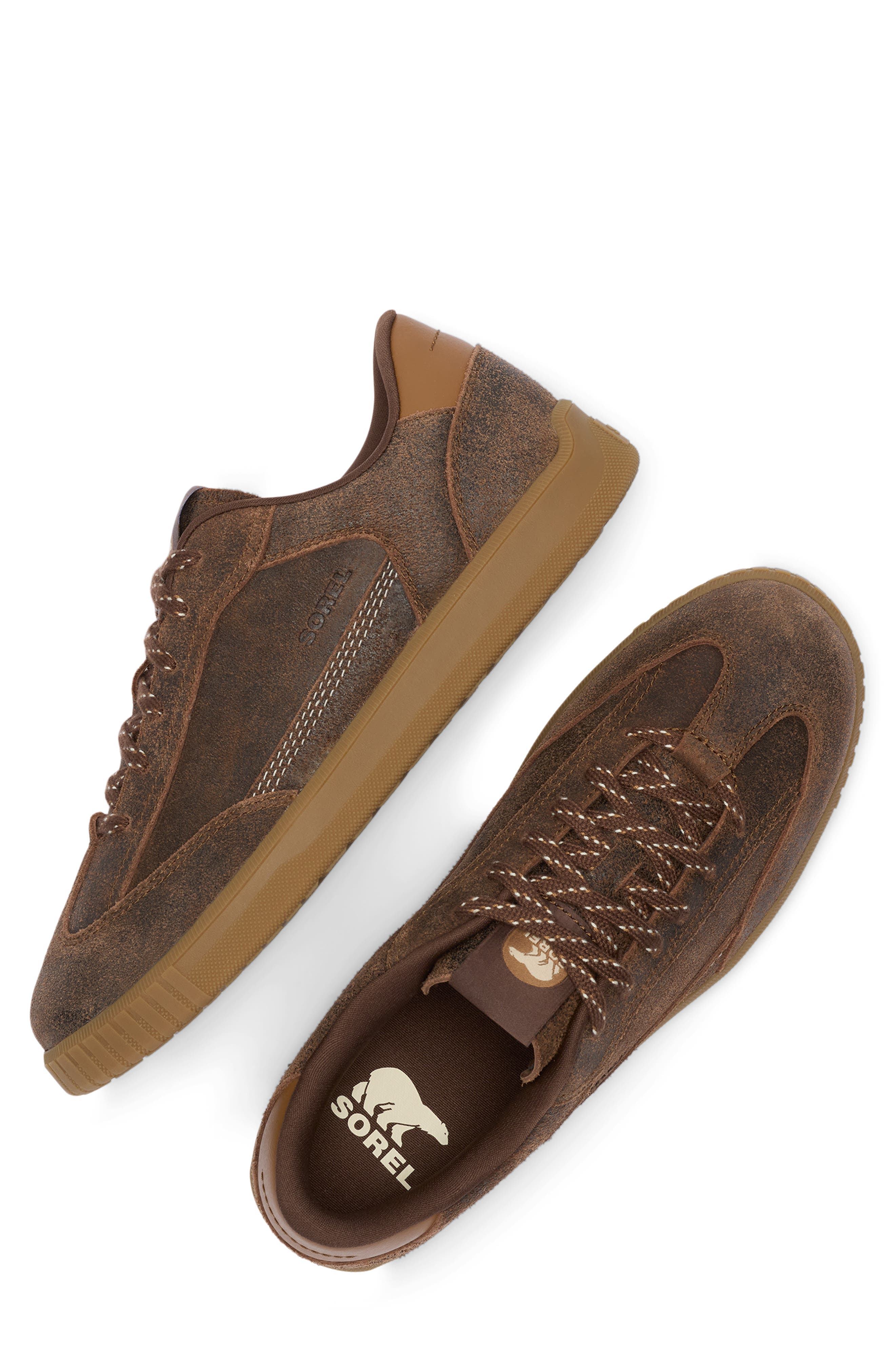 Ona Drift LX Leather Sneaker, Alternate, color, TOBACCO/ VELVET TAN