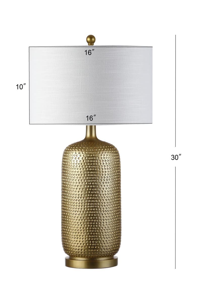 JONATHAN Y Sophia 30" Resin LED Table Lamp, Gold, Alternate, color, Gold