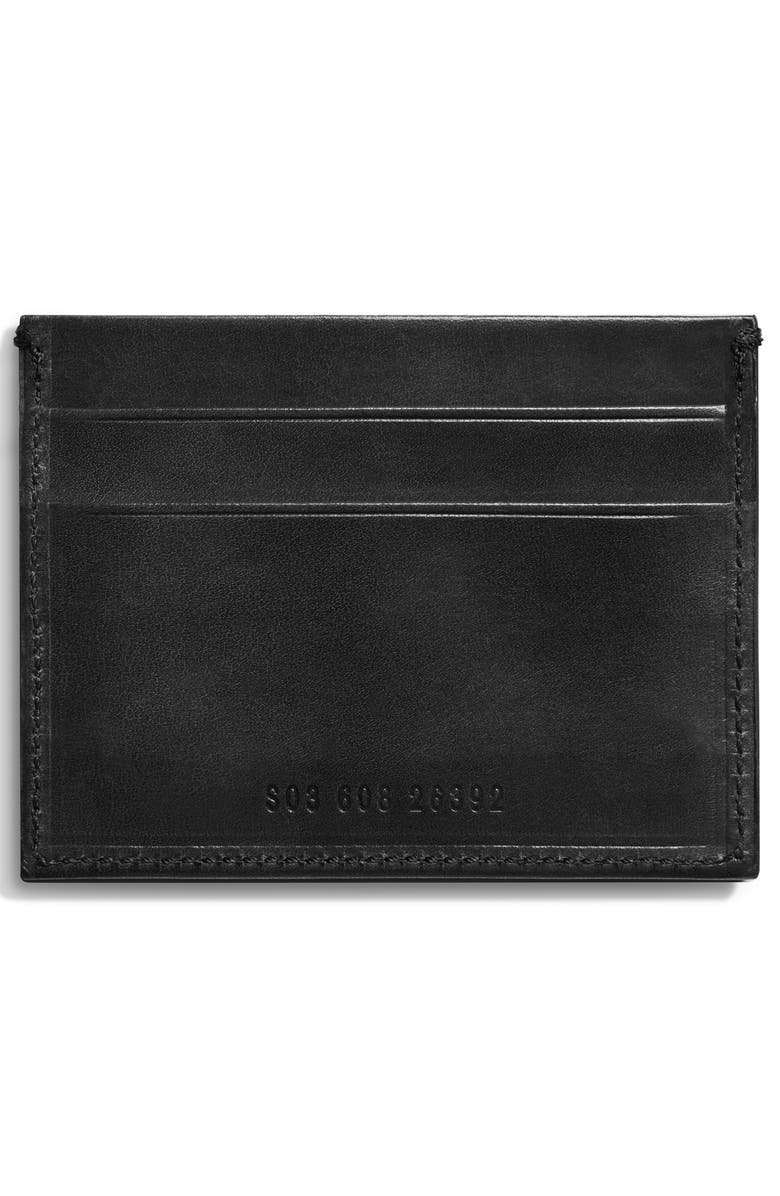 Shinola Harness Leather Card Case, Alternate, color, 