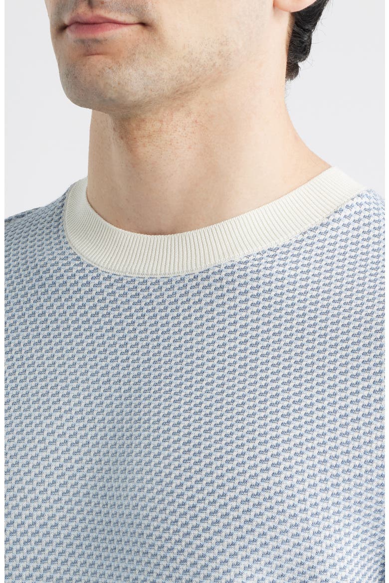 Umino Silk & Cotton Blend Sweater, Alternate, color, OPEN WHITE