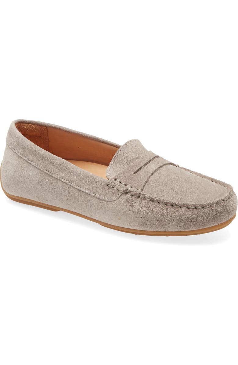 Samuel Hubbard Free Spirit Driver Loafer, Main, color, Grey Suede