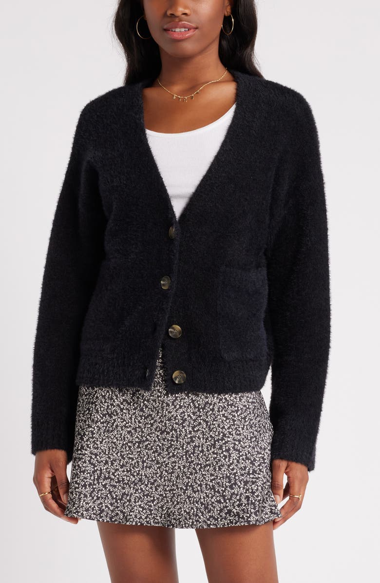 BP. Fuzzy Cardigan, Main, color,