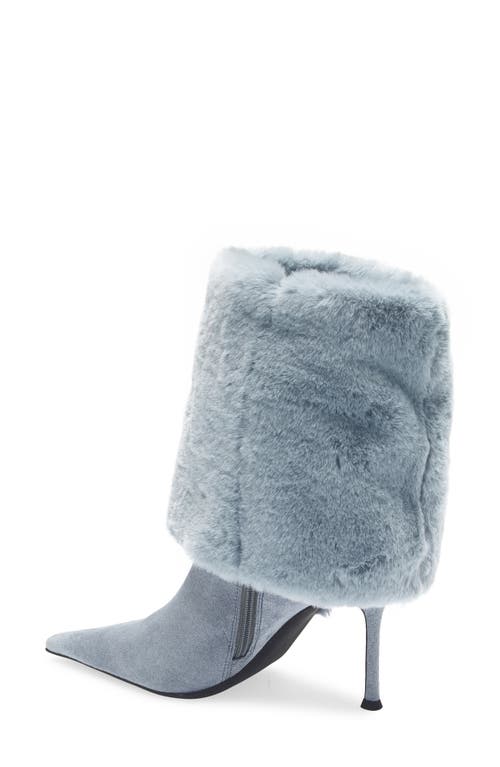 Jeffrey Campbell Fennec Faux Fur Cuff Bootie In Multi