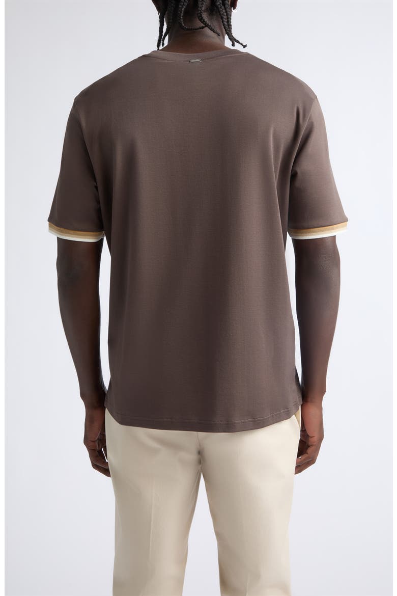 Cotton T-Shirt, Alternate, color, 8800 CHOCOLATE BROWN