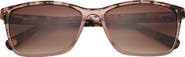 Ted Baker 57mm Rectangle Sunglasses