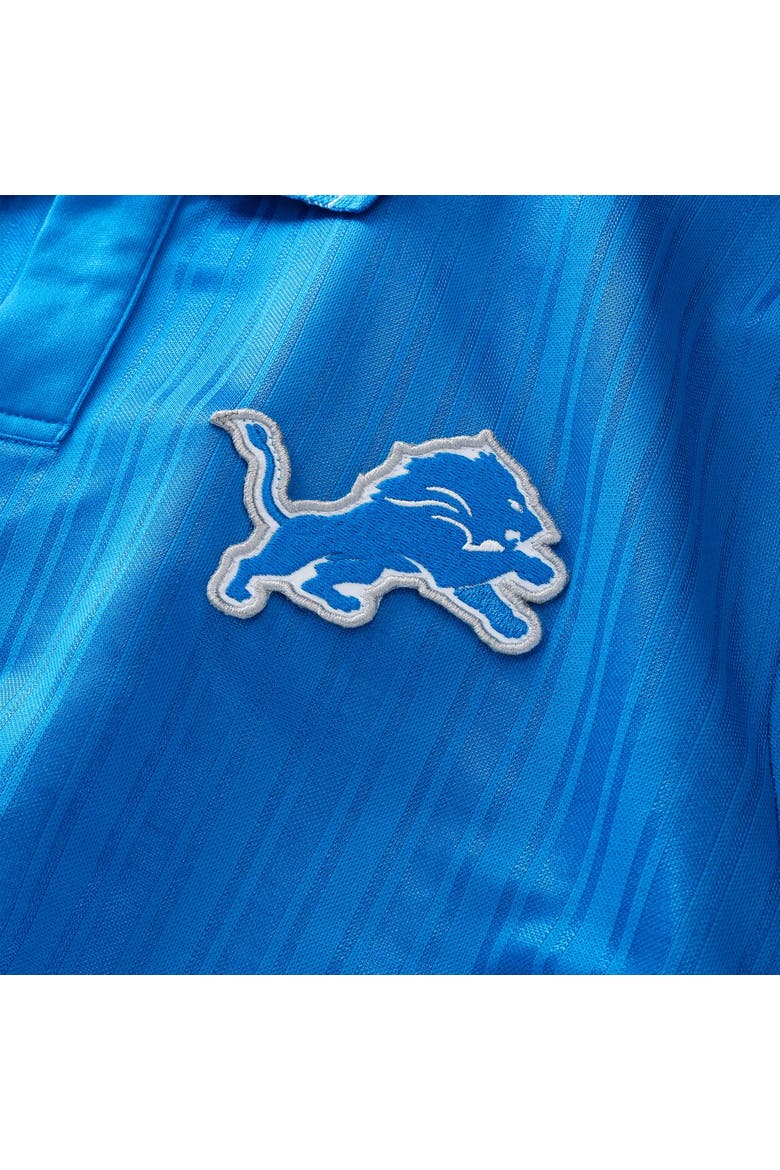 Men's Fanatics Blue Detroit Lions Football x Football Collared Fan Top, Alternate, color, Blue