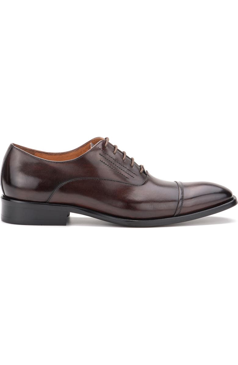 VINTAGE FOUNDRY Pence Cap Toe Leather Oxford, Alternate, color, Brown