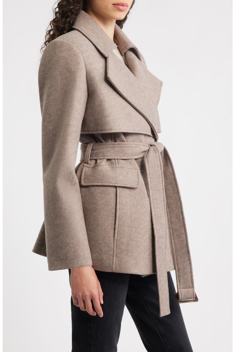 Sullivan Double Breasted Belted Coat, Alternate, color, OAK