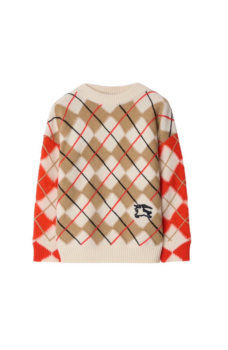 Burberry Argyle Wool Sweater, Main, color,