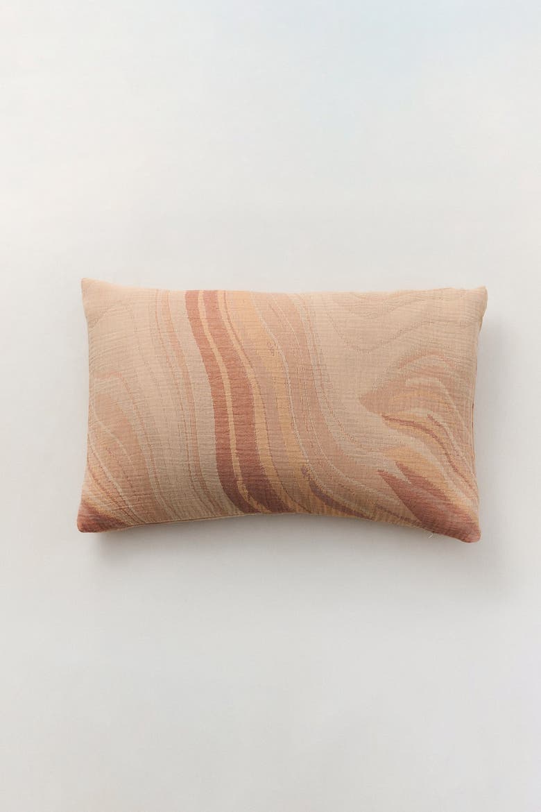 Marble Cushion, Main, color, Brown