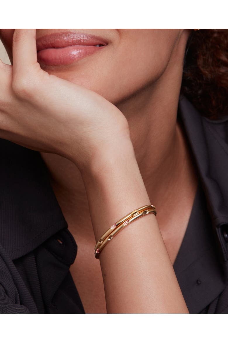 Sahara Bracelet  with Natural Gemstones. Handmade in Italy, Alternate, color, Pink Sapphires