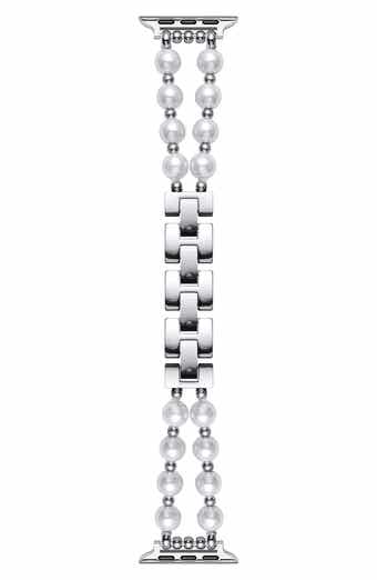 The Posh Tech Sheridan Faux Pearl Apple Watch® Watchband