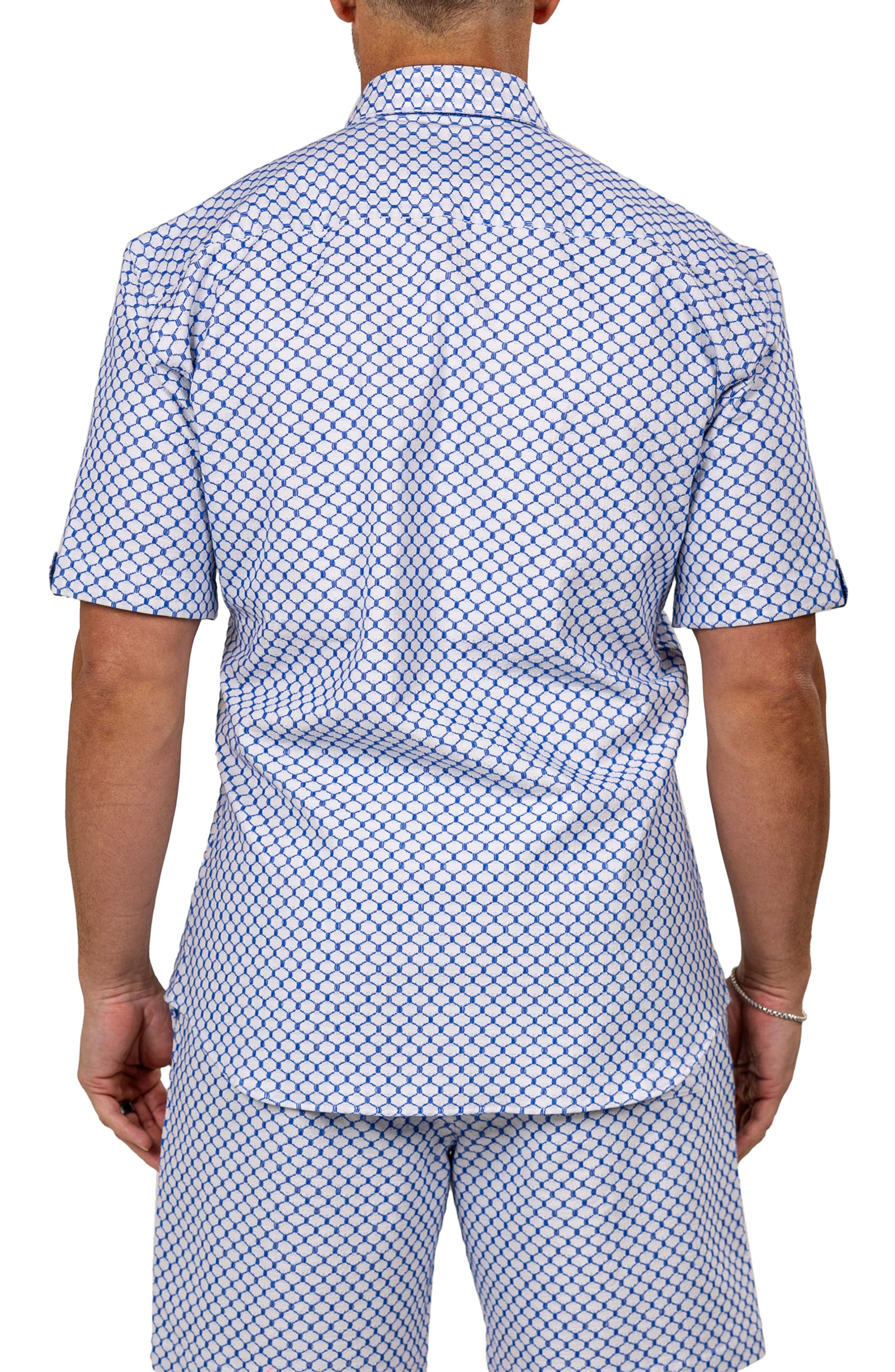 Galileo Marthy Short Sleeve Button-Up Shirt - image 2
