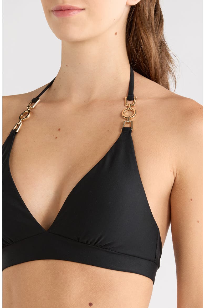 Ariel Bikini Top, Alternate, color, BLACK