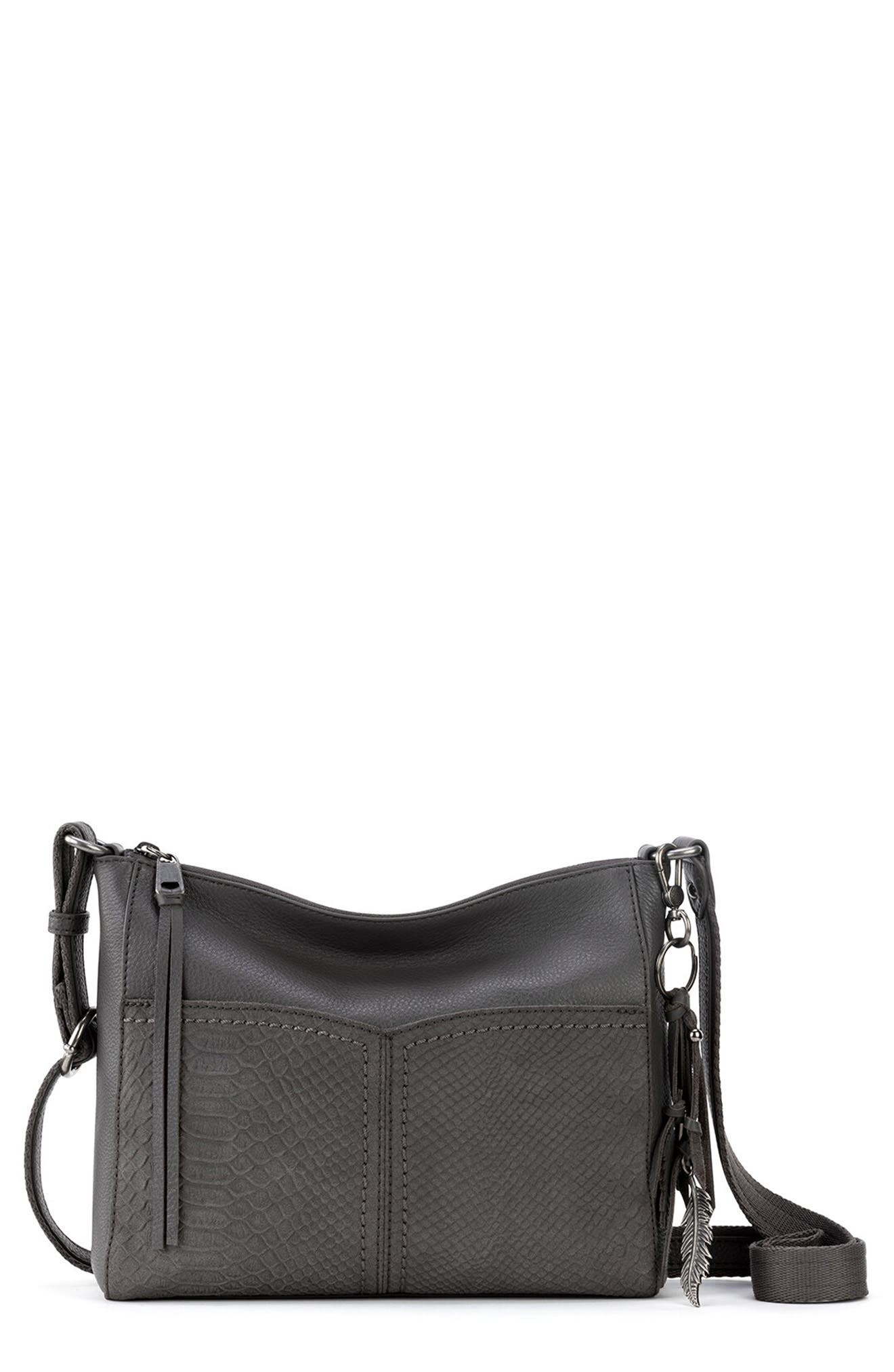 Alameda Leather Crossbody Bag, Alternate, color, SLATE