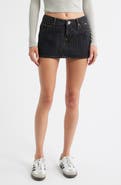 BDG Urban Outfitters Striped Denim Ultra Miniskirt