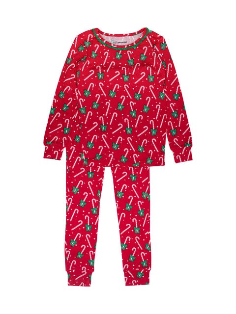 Girls SoftSnooze Ruffle Long Sleeve Pajama Set