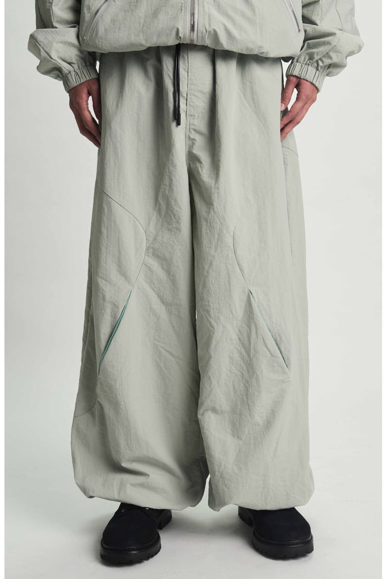 Zaid Parachute Pants, Main, color, SMOKE