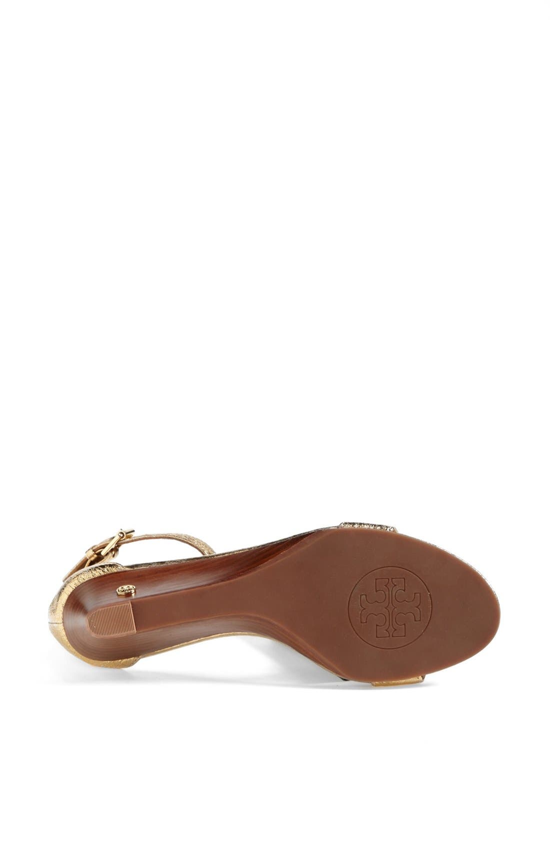Tory Burch 'Savannah' Wedge Sandal, Alternate, color, 