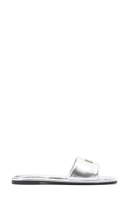 Dkny Bunnie Slide Sandal In Silver