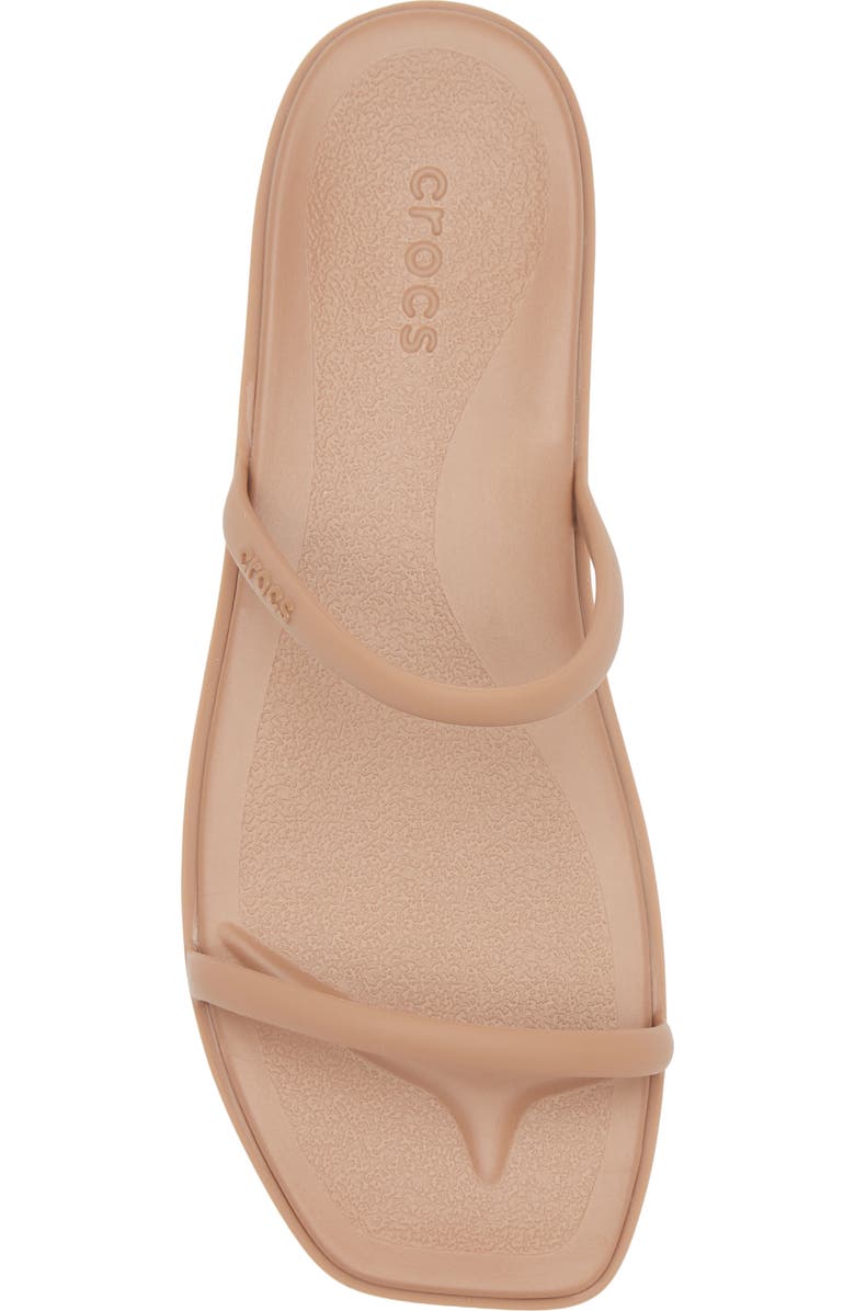 CROCS Miami Slide Sandal, Alternate, color, Milk Chocolate
