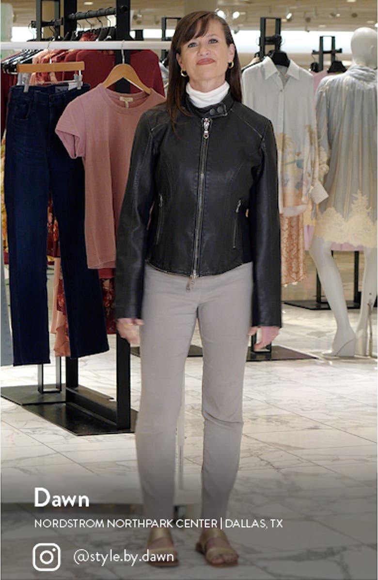 Max Faux Leather Moto Jacket, sales video thumbnail