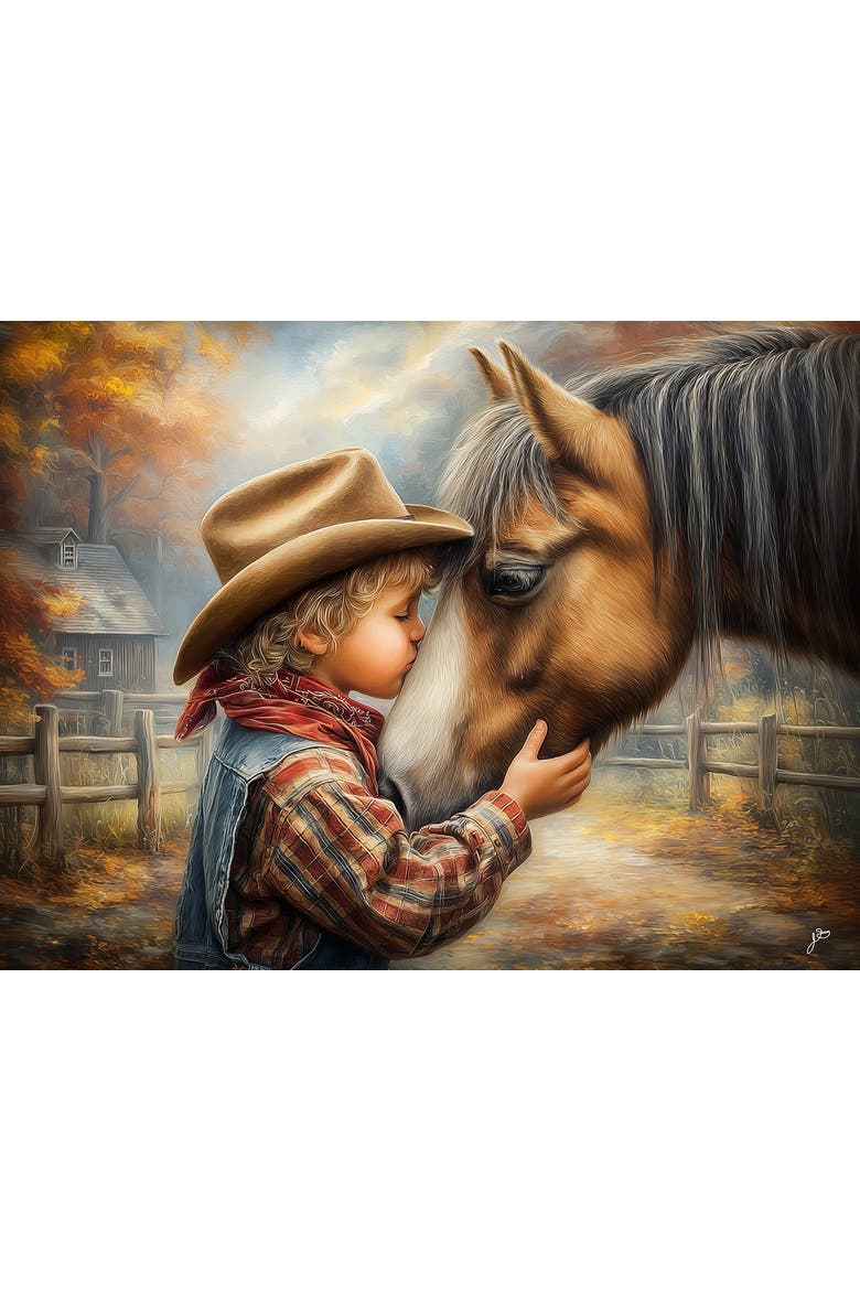 A Cowboys Best Friend 500 piece Jigsaw Puzzle for Adults, Alternate, color, Multicolor