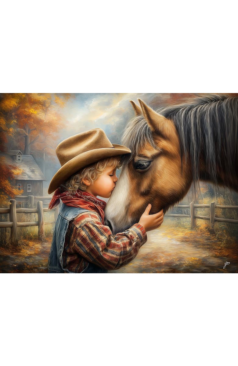 Sunsout A Cowboys Best Friend 500 piece Jigsaw Puzzle for Adults, Alternate, color, Multicolor